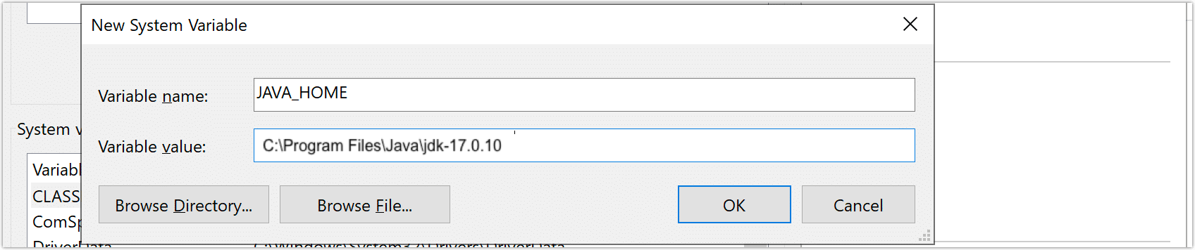 Add Variable
