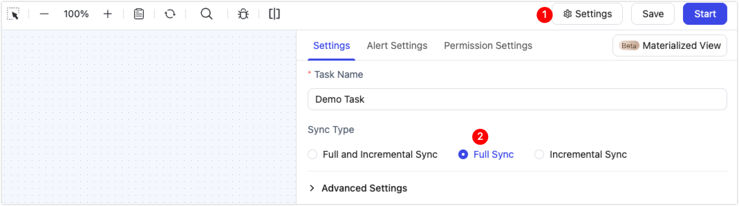 Full sync